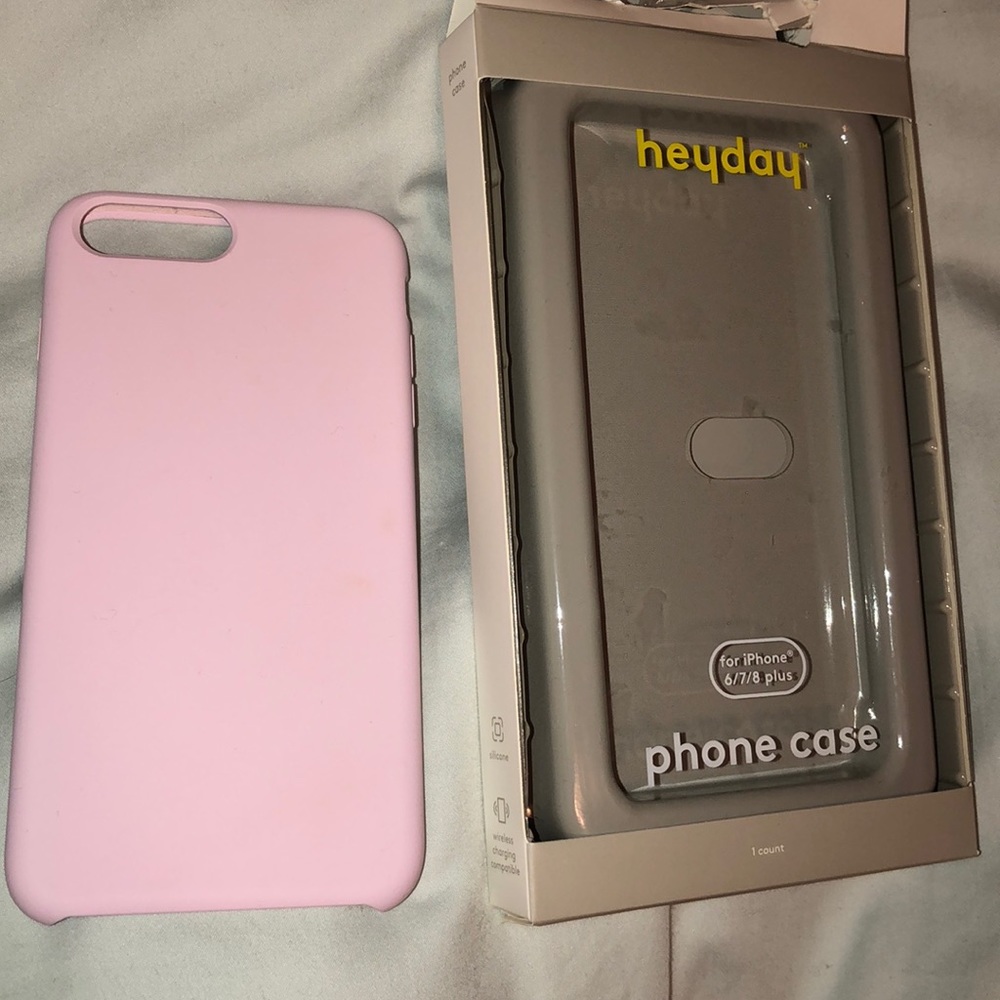 Pink silicone iPhone 6/7/8 PLUS case
